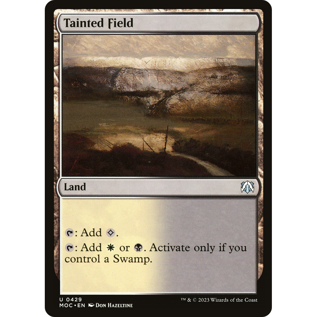 Tainted Field (MOC-429) - March of the Machine Commander