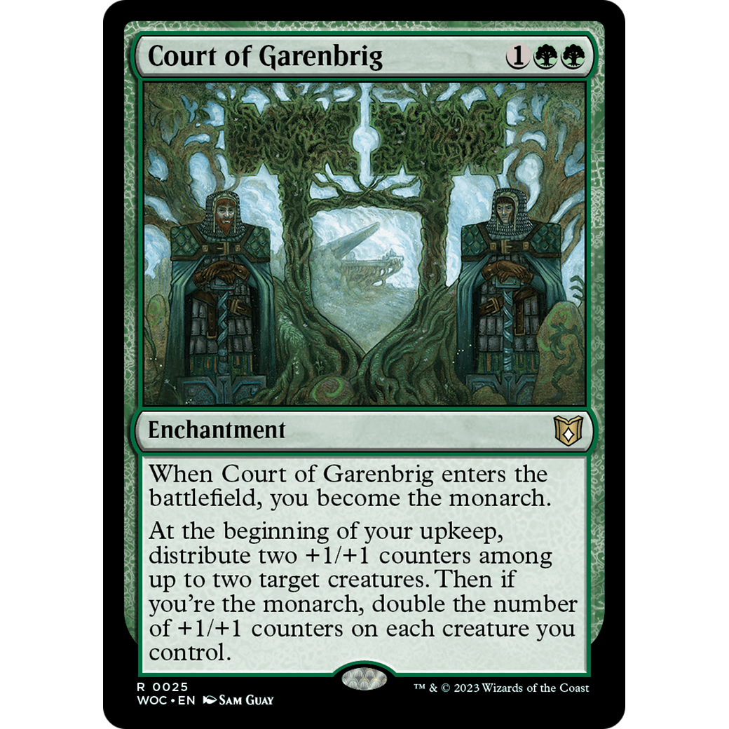 Court of Garenbrig (WOC-025) - Wilds of Eldraine Commander Foil