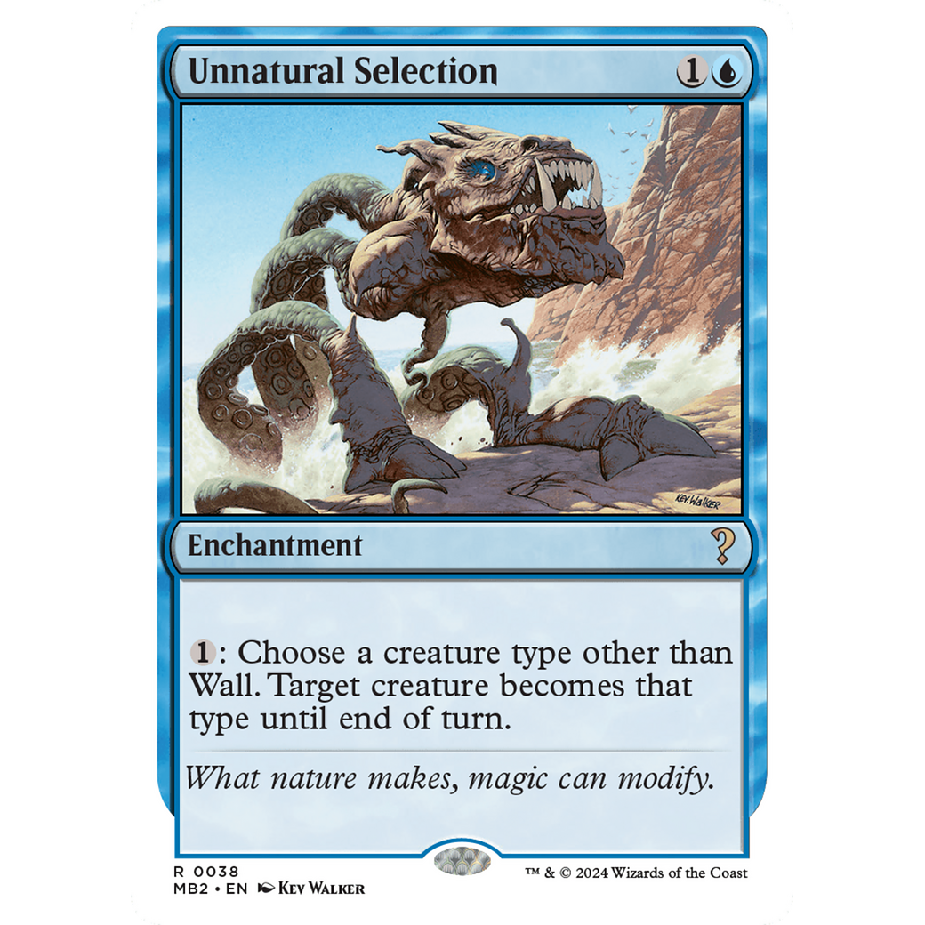 Unnatural Selection (White Border) (MB2-038) - Mystery Booster 2