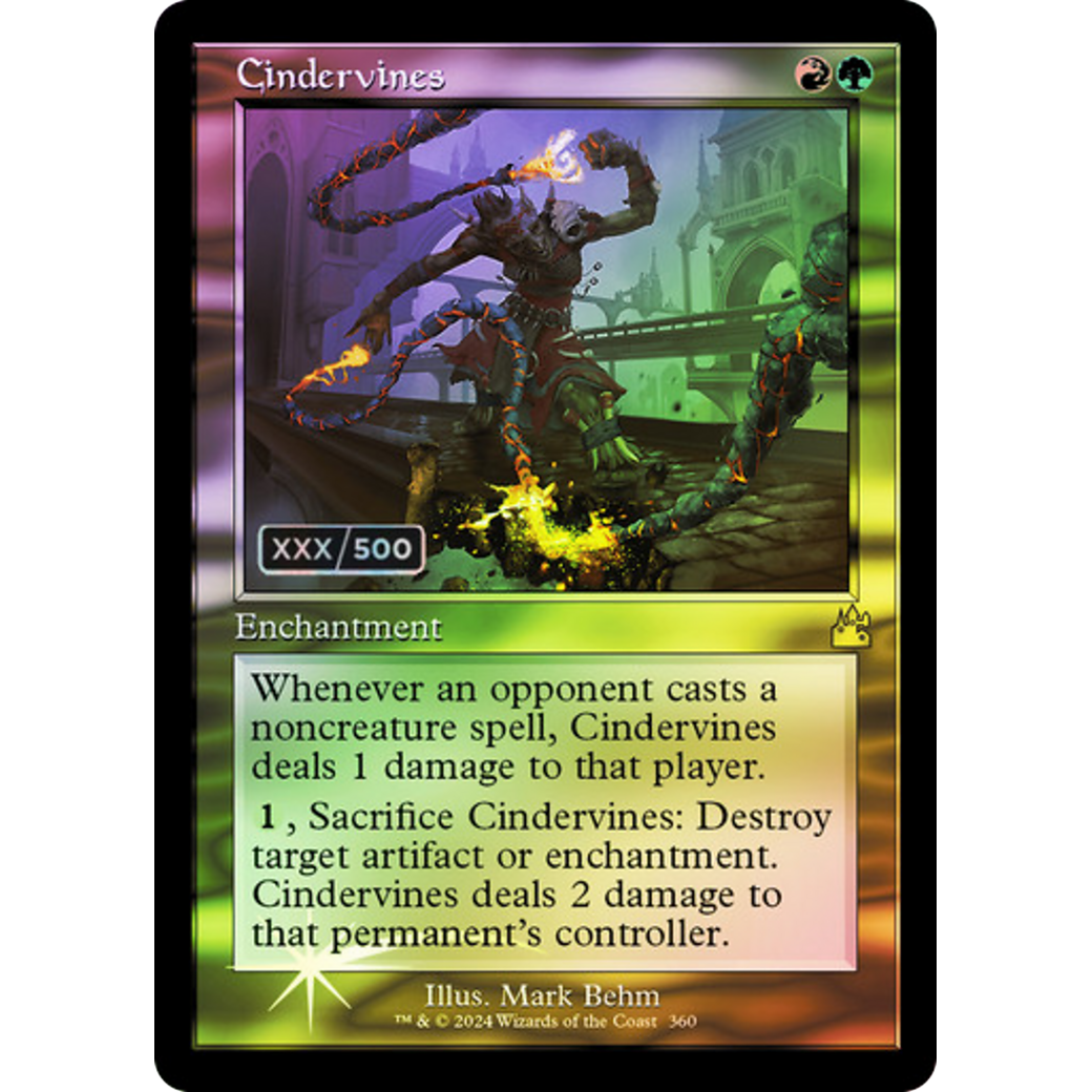 Cindervines (RVR-360Z) - Ravnica Remastered Foil