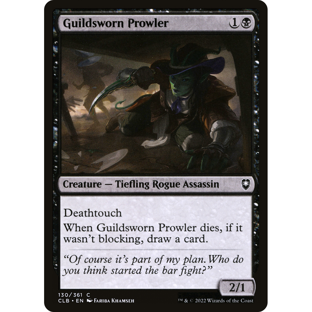 Guildsworn Prowler (CLB-130) - Commander Legends: Battle for Baldur's Gate