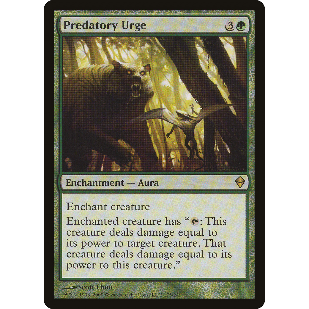 Predatory Urge (ZEN-175) - Zendikar Foil
