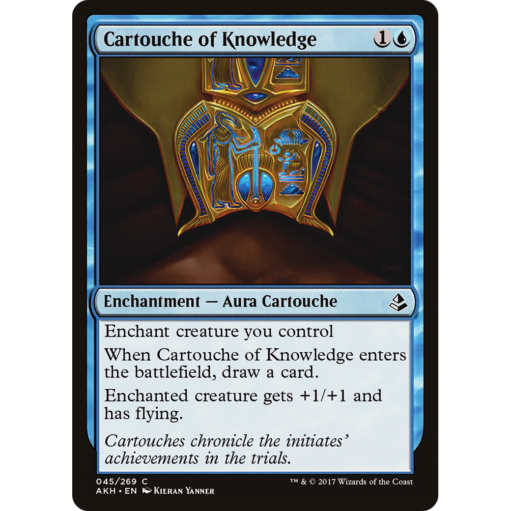 Cartouche of Knowledge (AKH-045) - Amonkhet Foil