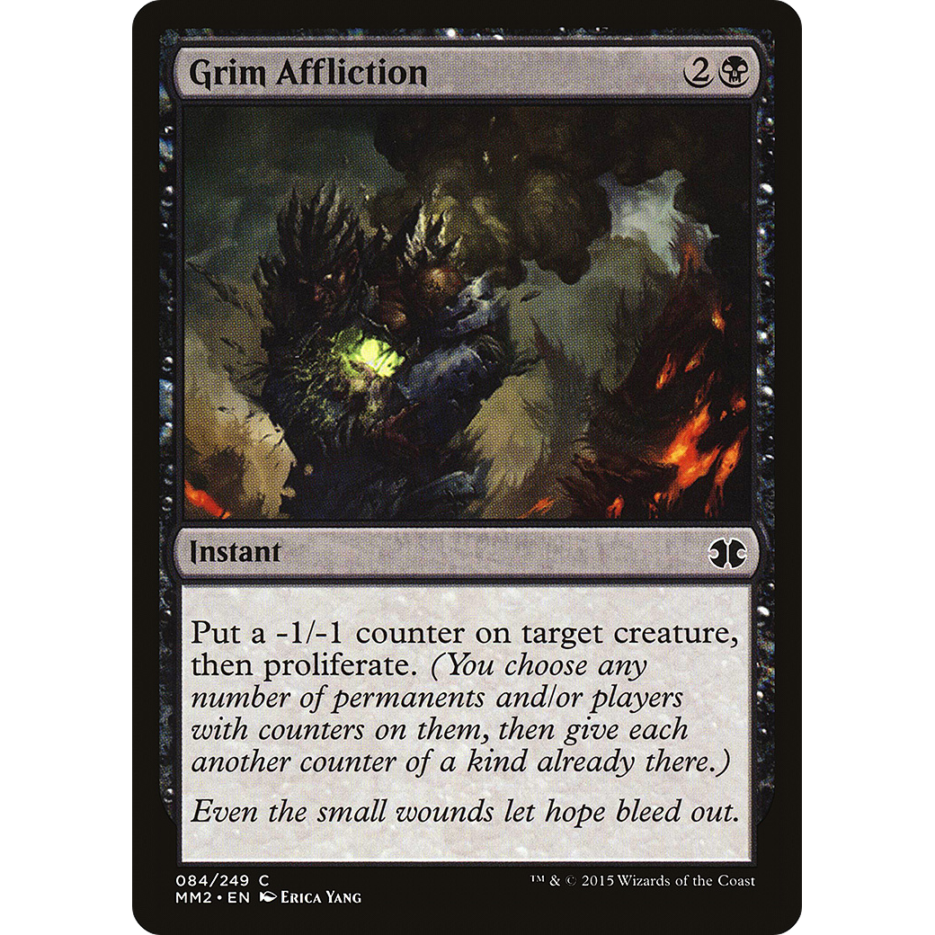 Grim Affliction (MM2-084) - Modern Masters 2015