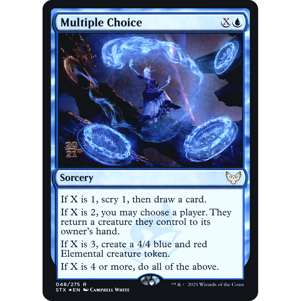 Multiple Choice (PRE-048) - Strixhaven: School of Mages Promos Foil