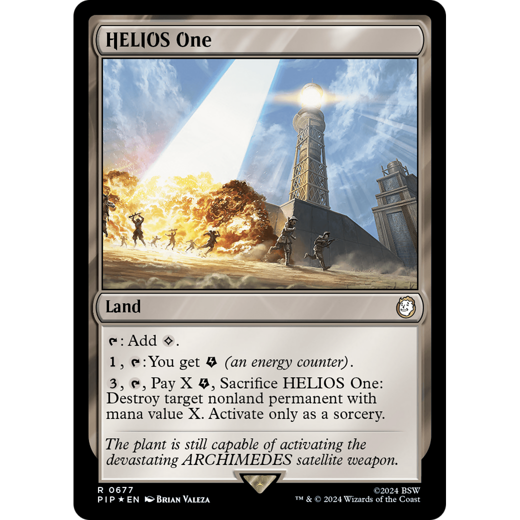 HELIOS One (PIP-677) - Fallout Foil