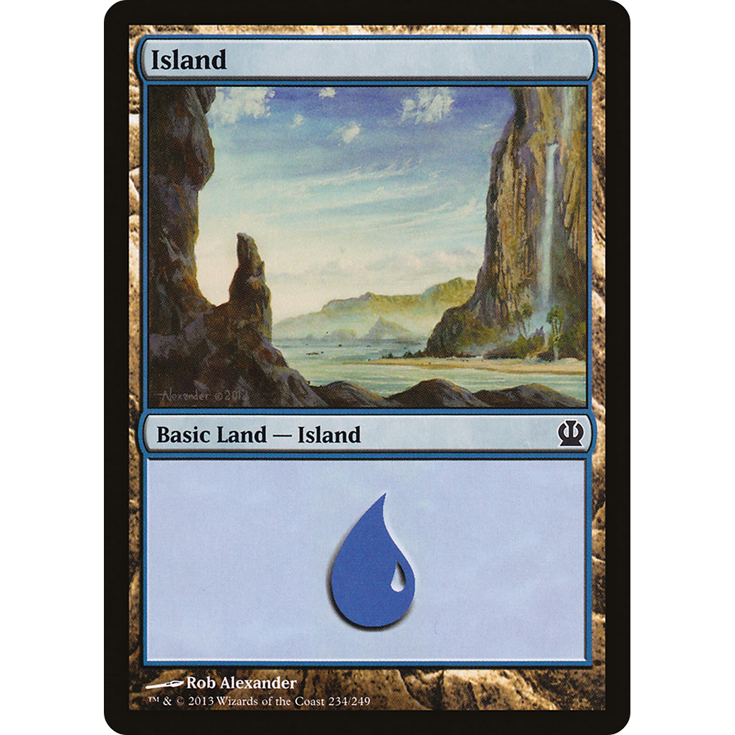Island (234) (THS-234) - Theros Foil