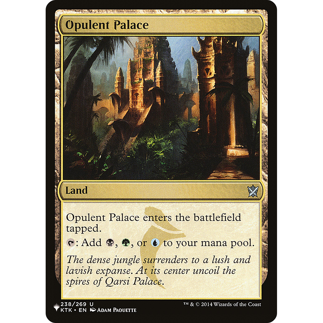 Opulent Palace (KTK) (LIST-238) - The List