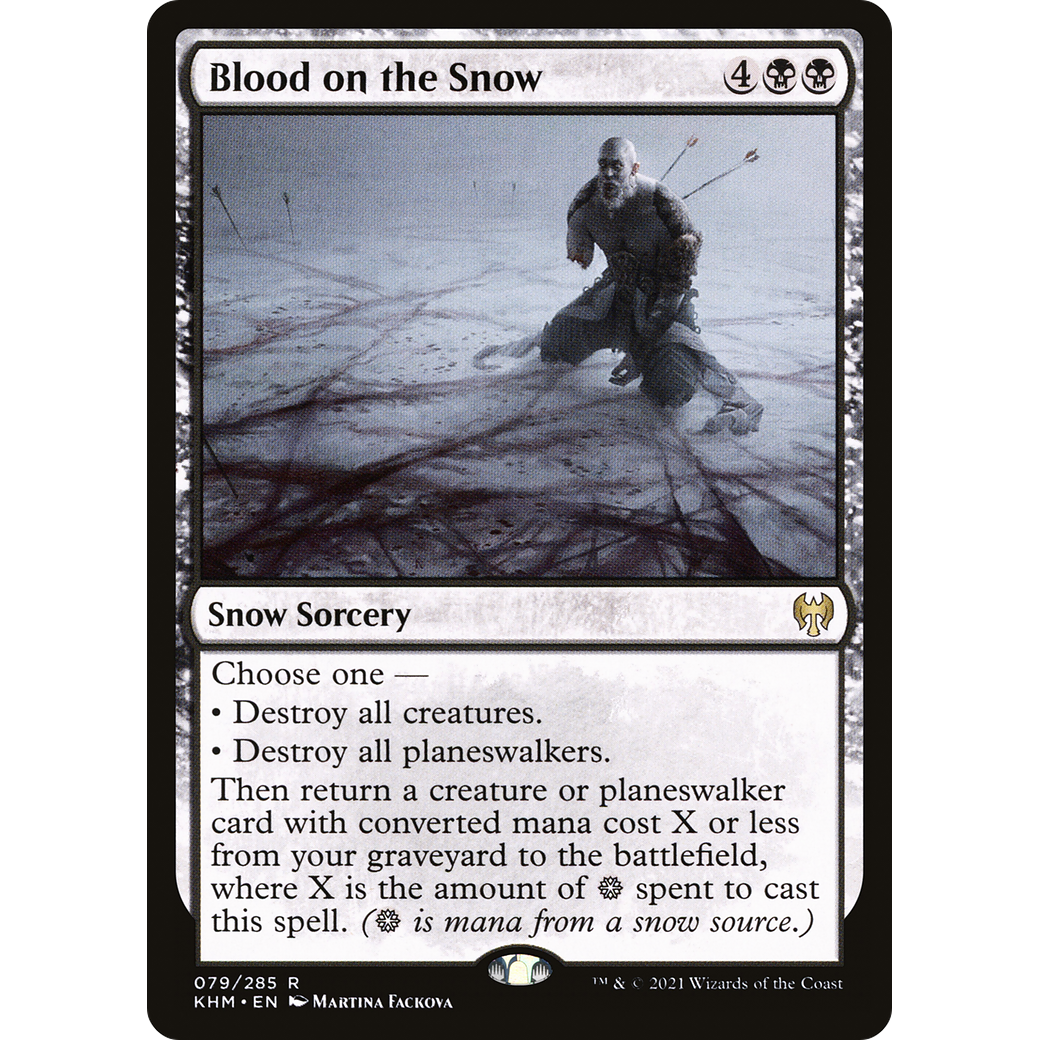 Blood on the Snow (KHM-079) - Kaldheim: (snow) Foil