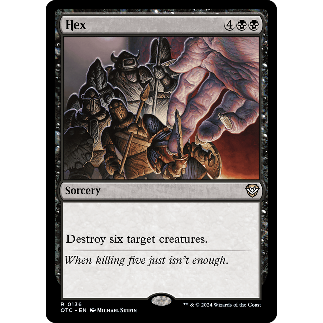 Hex (OTC-136) - Outlaws of Thunder Junction Commander