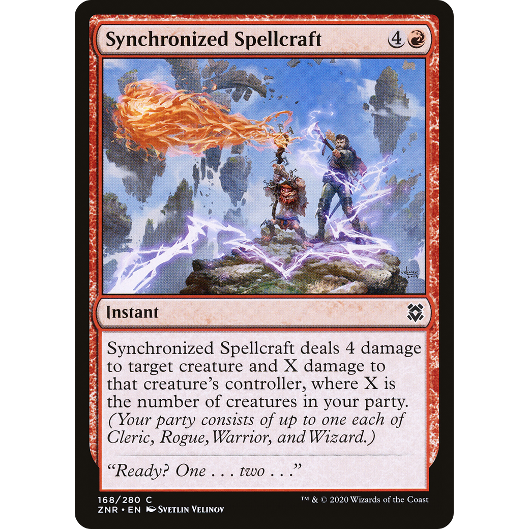 Synchronized Spellcraft (ZNR-168) - Zendikar Rising