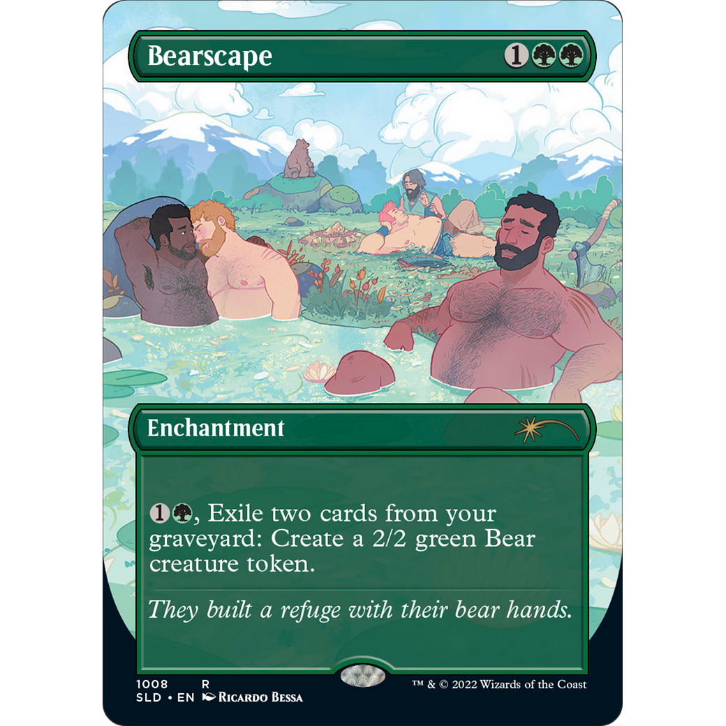Bearscape (SLD-1008) - Secret Lair Drop (Borderless) Foil