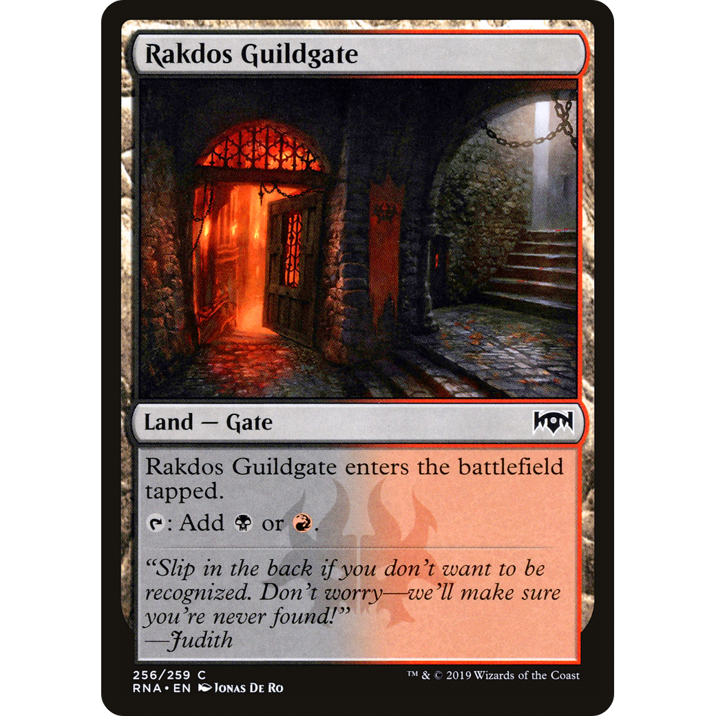 Rakdos Guildgate (256) (RNA-256) - Ravnica Allegiance Foil