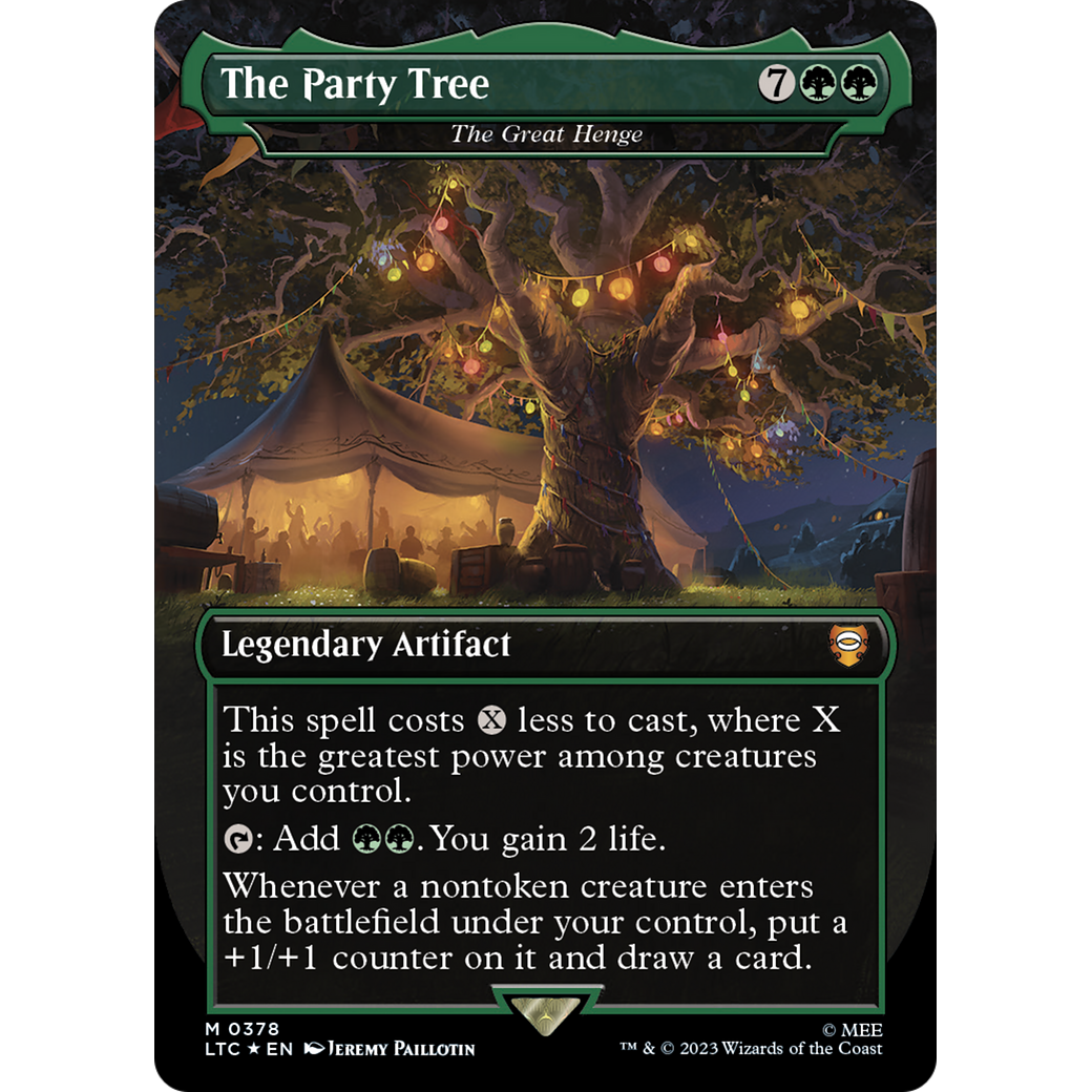 The Great Henge (LTC-378) - Tales of Middle-earth Commander / The Party Tree (Borderless) Foil