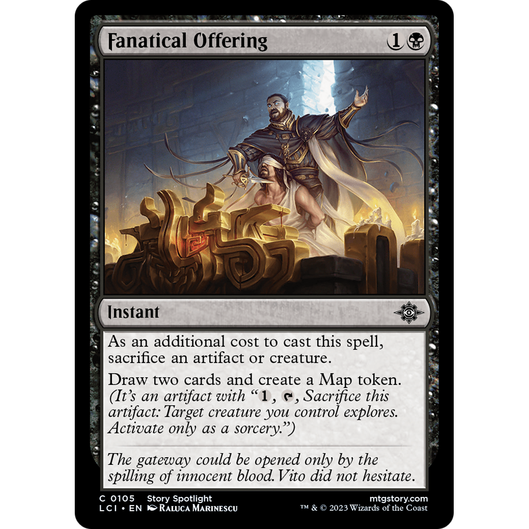 Fanatical Offering (LCI-105) - The Lost Caverns of Ixalan Foil