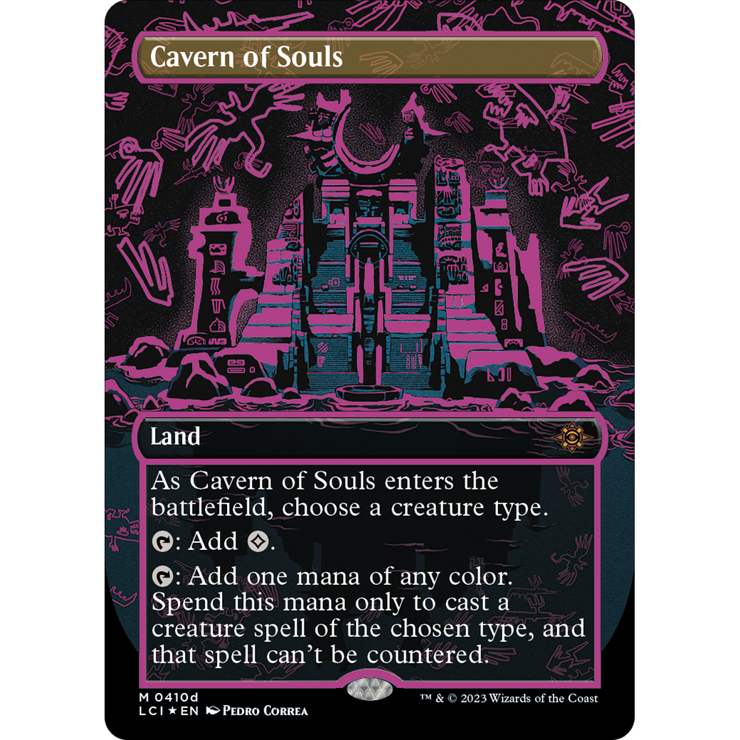 Cavern of Souls (LCI-410D) - The Lost Caverns of Ixalan (Borderless) Foil