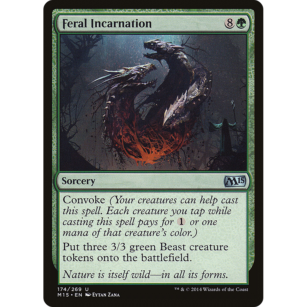 Feral Incarnation (M15-174) - Magic 2015