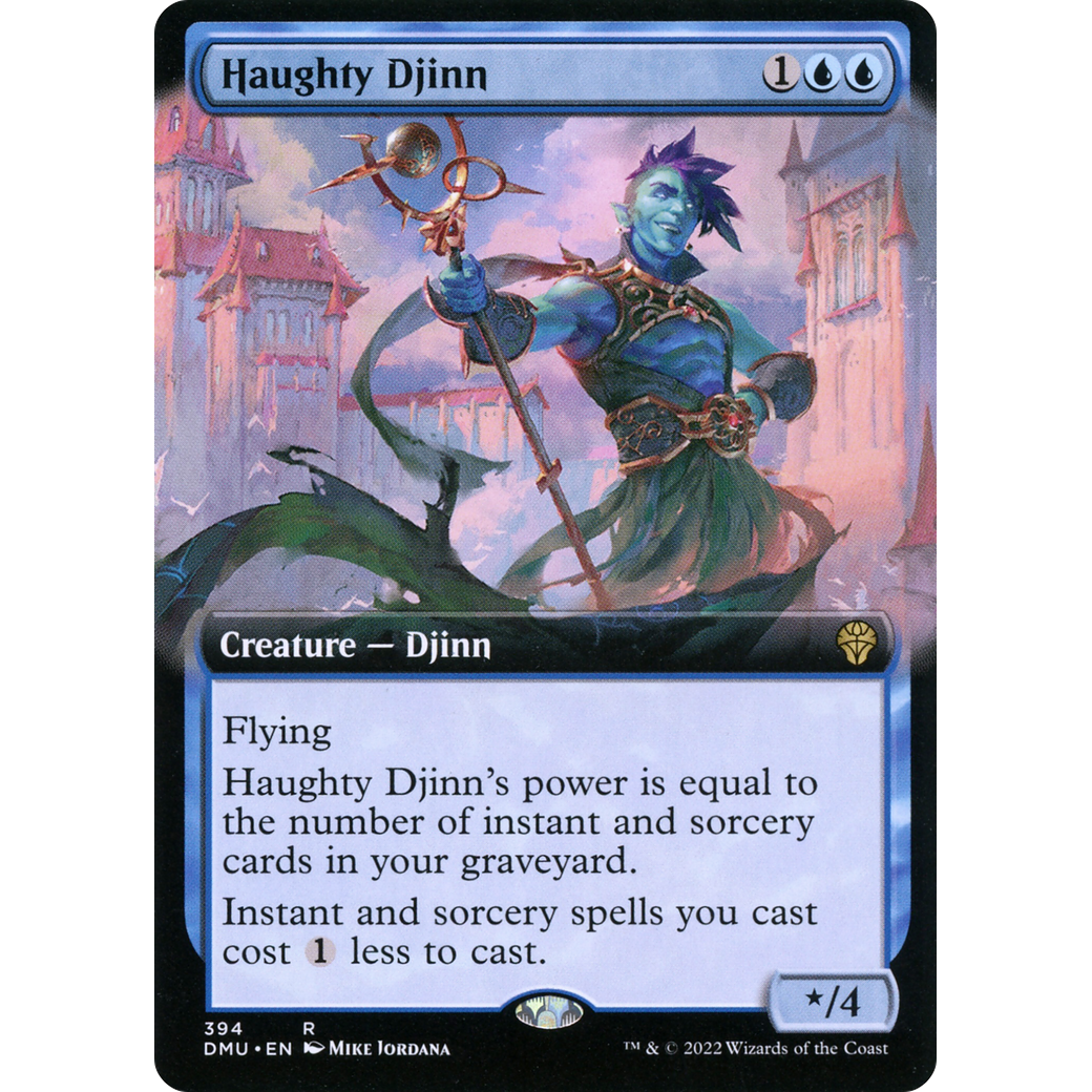 Haughty Djinn (Extended Art) (DMU-394) - Dominaria United: (Extended Art) Foil