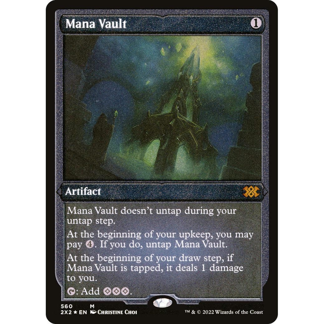 Mana Vault (Foil Etched) (2X2-560) - Double Masters 2022 Foil