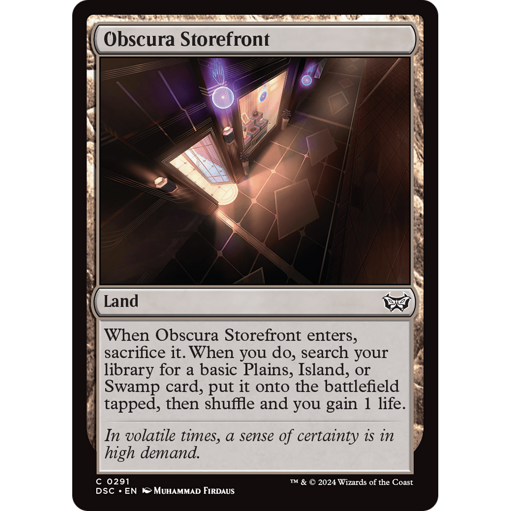 Obscura Storefront (DSC-291) - Duskmourn: House of Horror Commander
