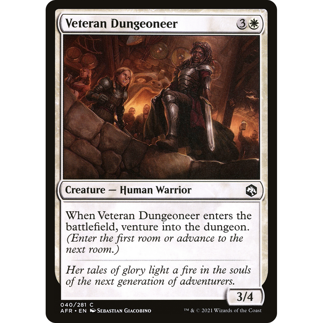 Veteran Dungeoneer (AFR-040) - Adventures in the Forgotten Realms