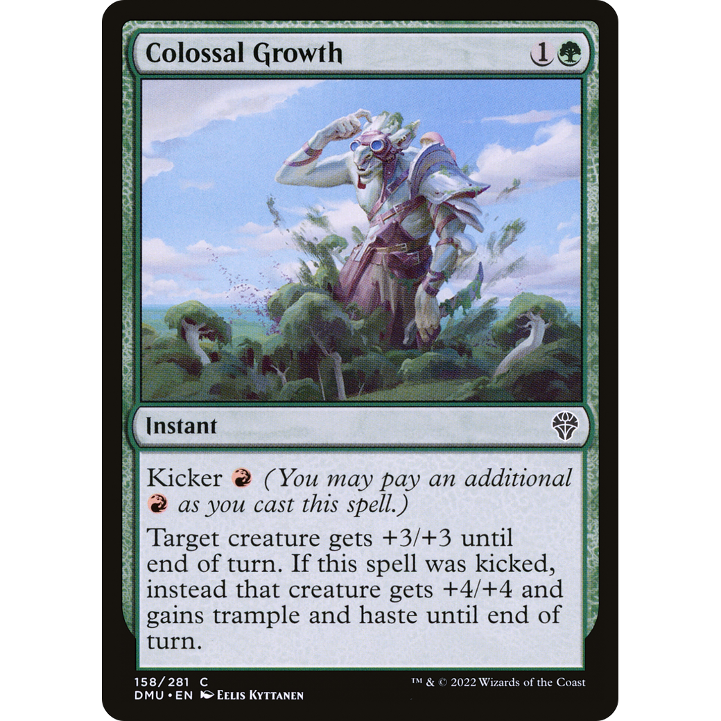 Colossal Growth (DMU-158) - Dominaria United Foil
