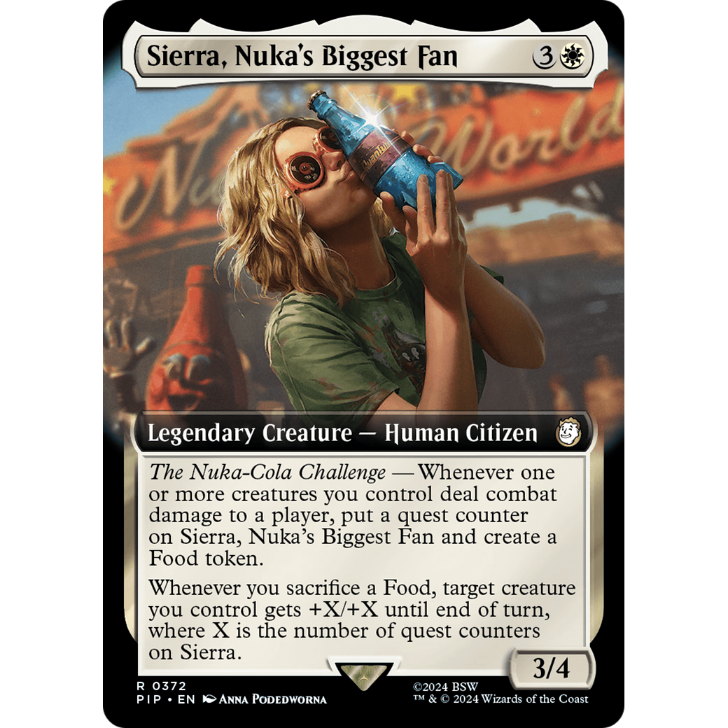 Sierra, Nuka's Biggest Fan (PIP-372) - Fallout: (Extended Art) Foil