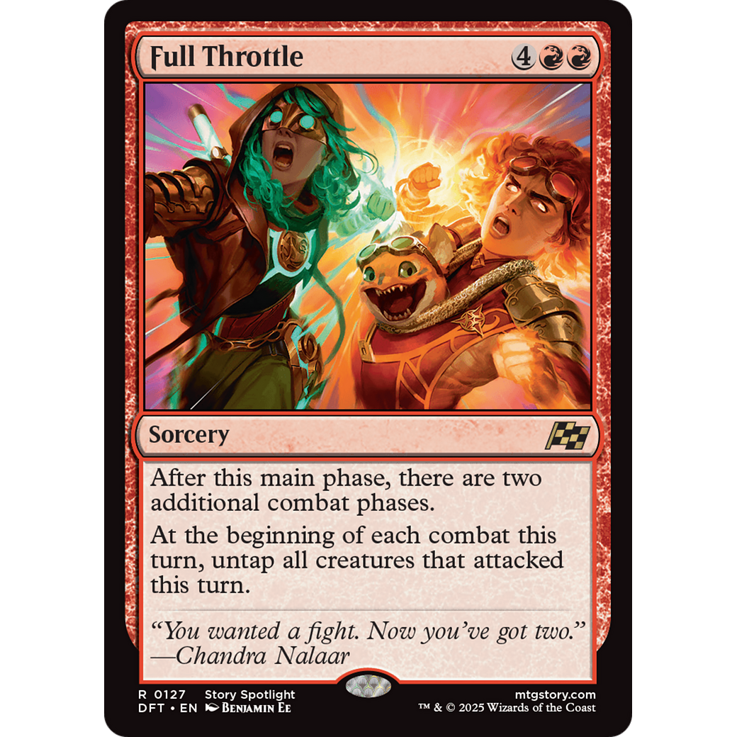 Full Throttle (DFT-127) - Aetherdrift Foil