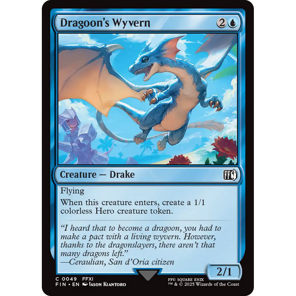 Dragoon's Wyvern (FIN-049) - FINAL FANTASY Foil