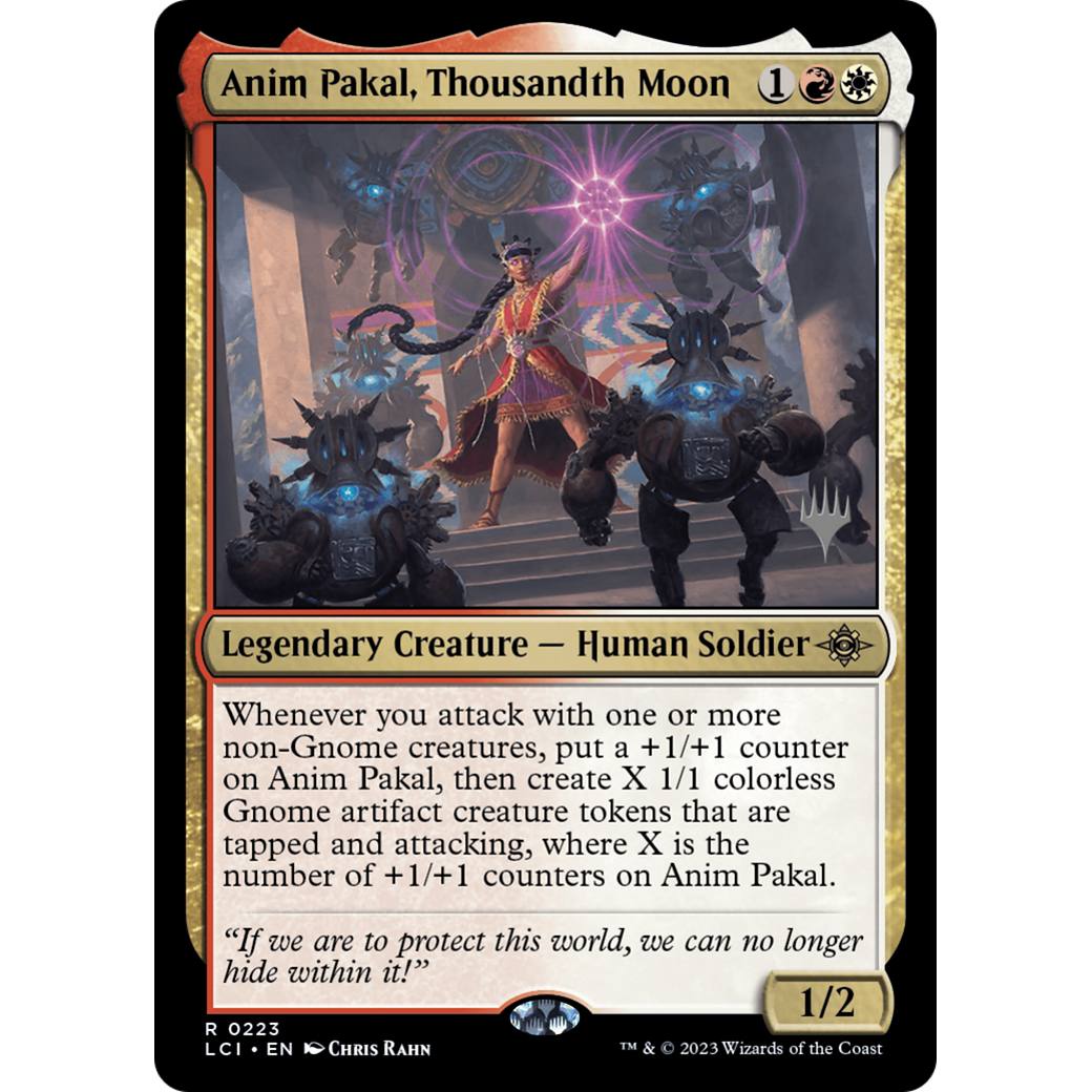 Anim Pakal, Thousandth Moon (PPLCI-223P) - The Lost Caverns of Ixalan Promos Foil
