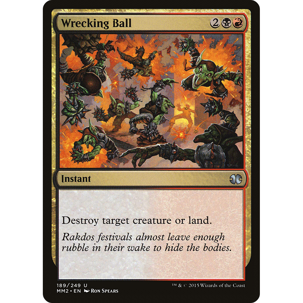 Wrecking Ball (MM2-189) - Modern Masters 2015 Foil