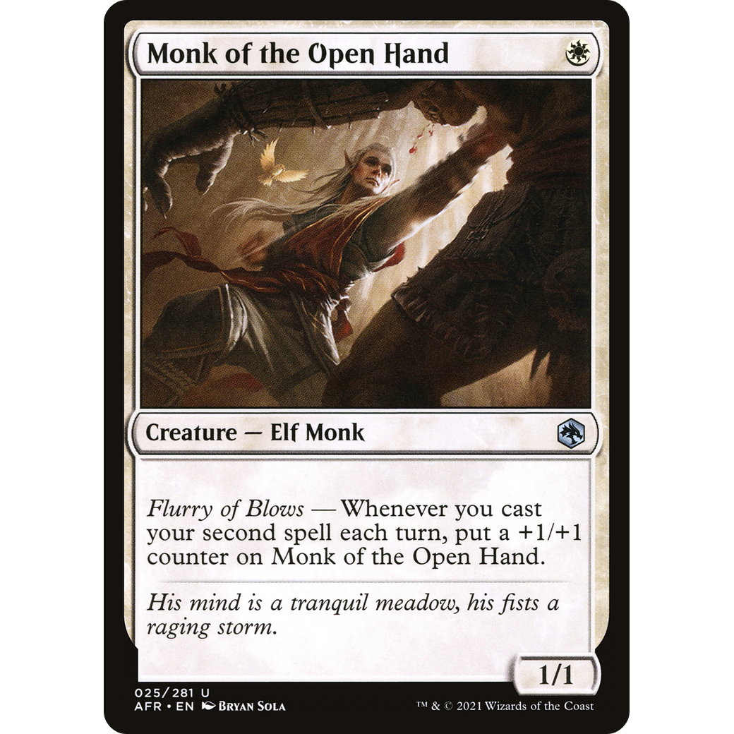 Monk of the Open Hand (AFR-025) - Adventures in the Forgotten Realms