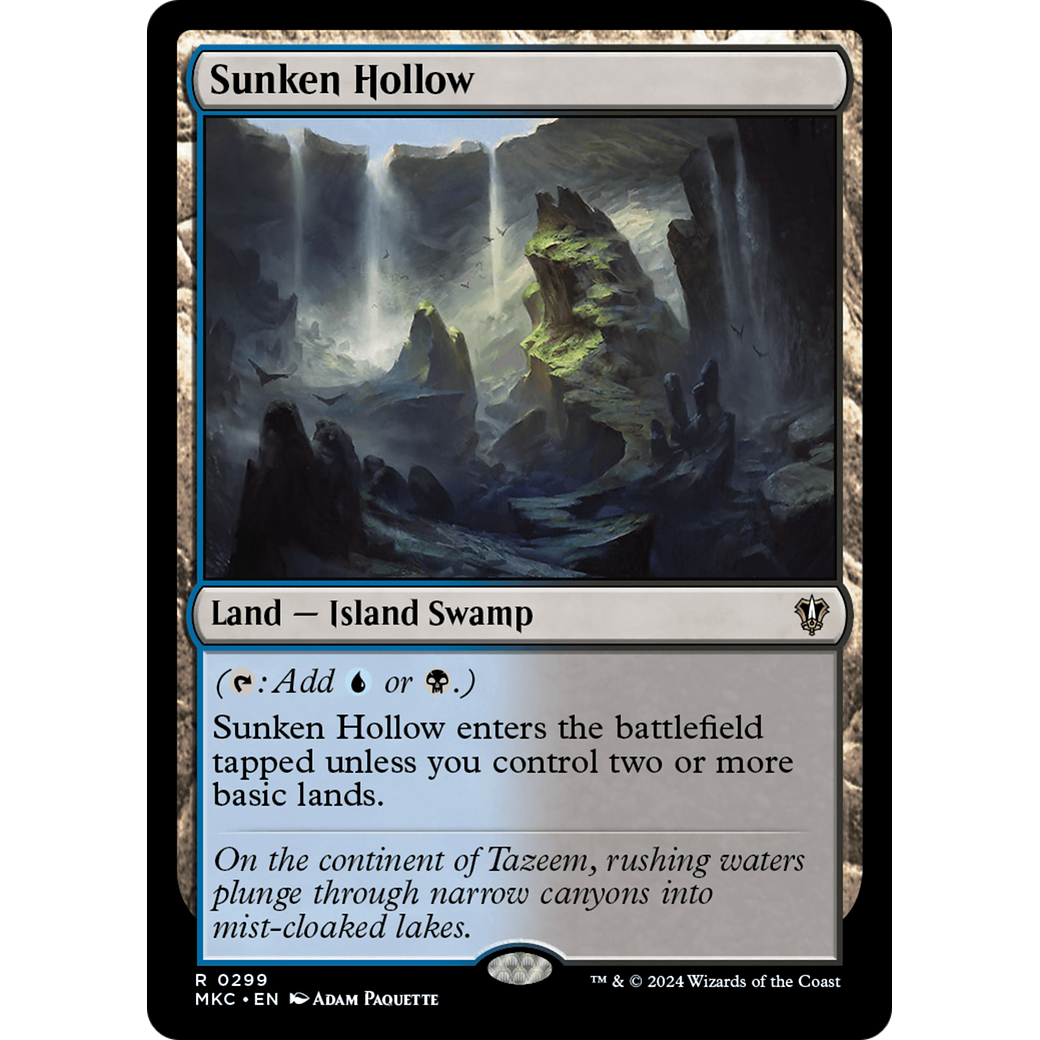 Sunken Hollow (MKC-299) - Murders at Karlov Manor Commander