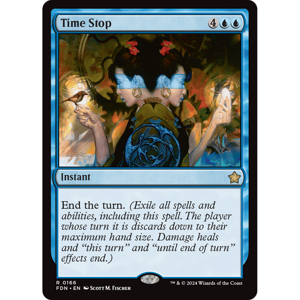 Time Stop (FDN-166) - Foundations Foil