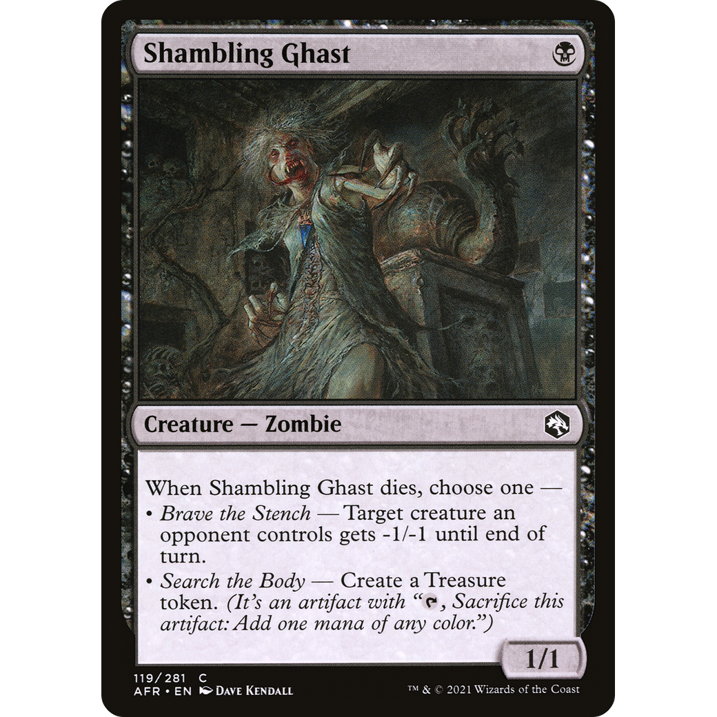 Shambling Ghast (AFR-119) - Adventures in the Forgotten Realms Foil