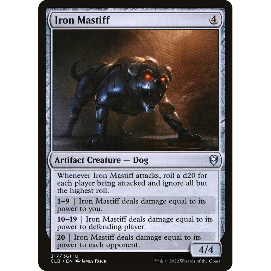 Iron Mastiff (CLB-317) - Commander Legends: Battle for Baldur's Gate Foil