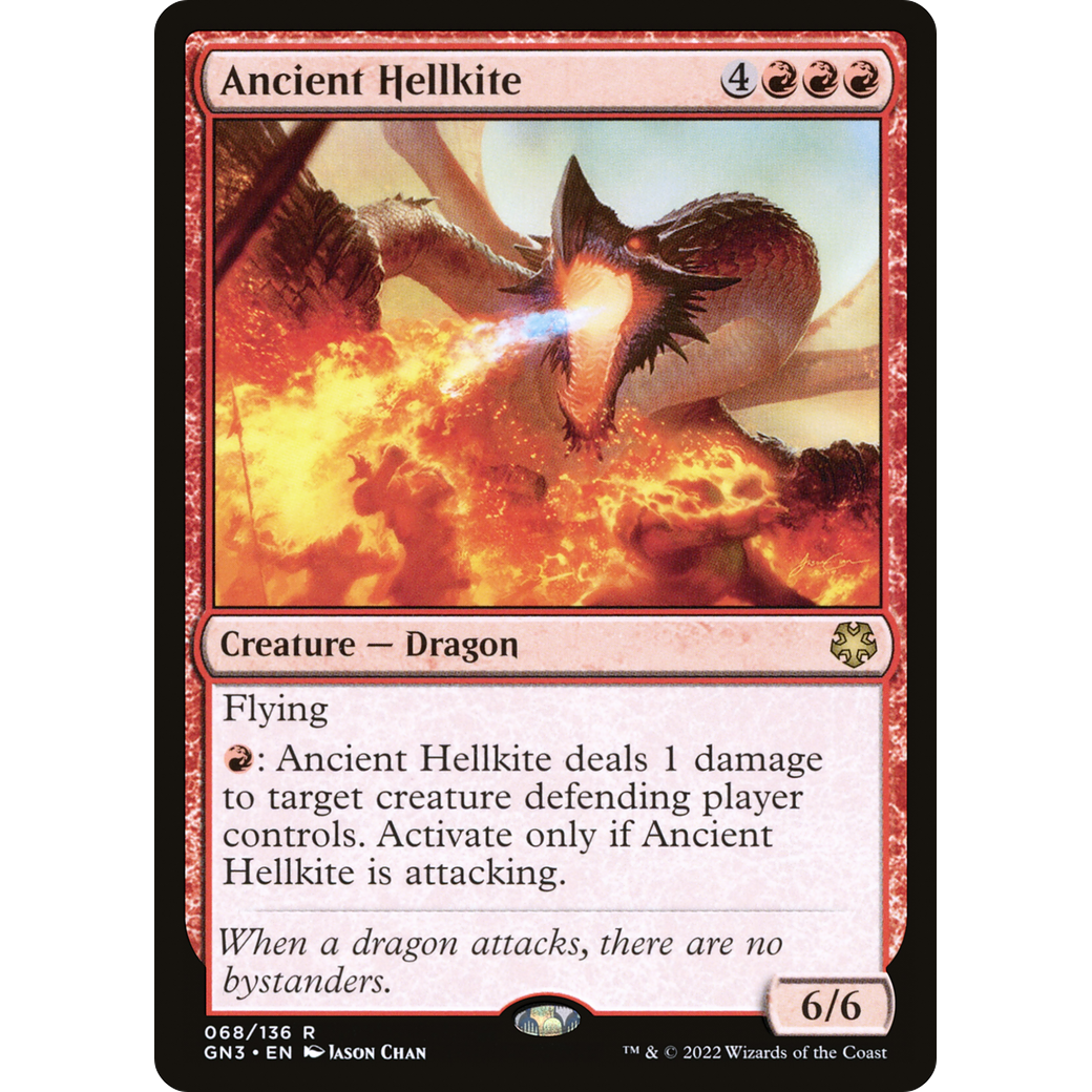 Ancient Hellkite (GN3-068) - Game Night: Free-for-All