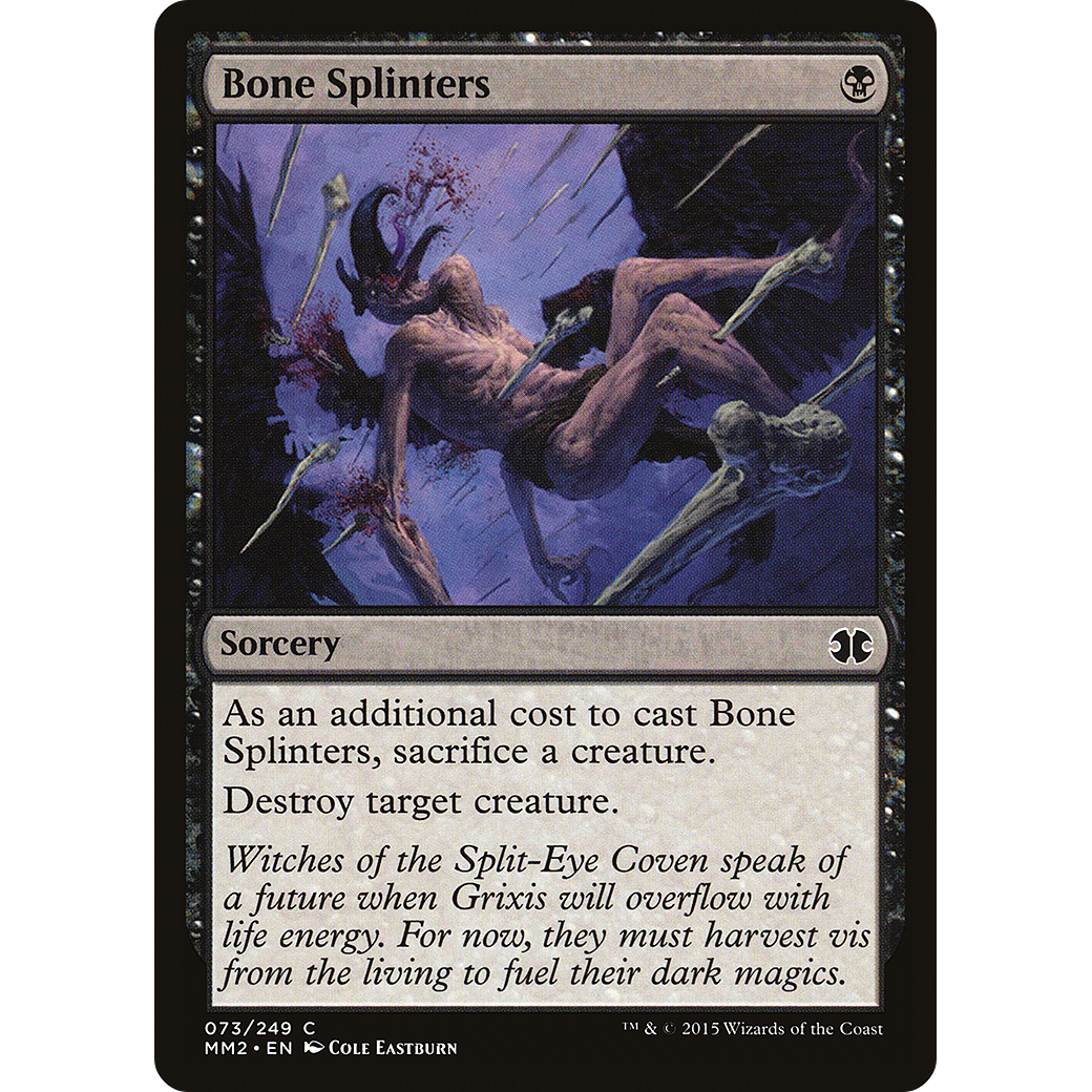 Bone Splinters (MM2-073) - Modern Masters 2015