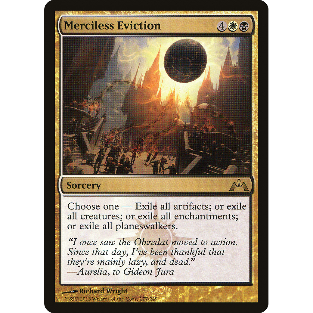 Merciless Eviction (GTC-177) - Gatecrash Foil