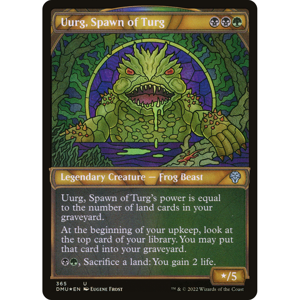 Uurg, Spawn of Turg (Textured Foil) (DMU-365) - Dominaria United: (Showcase) Foil