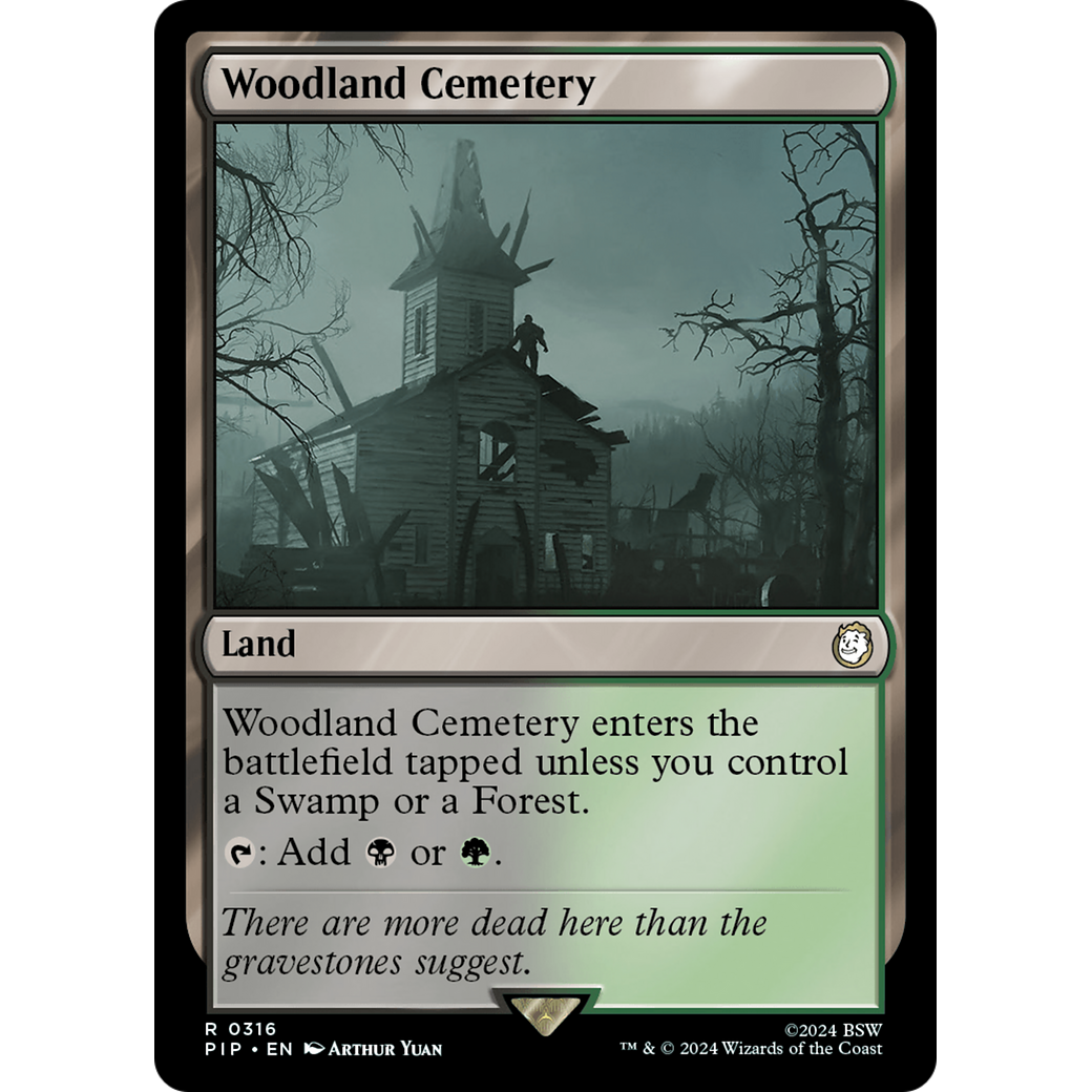 Woodland Cemetery (PIP-316) - Fallout Foil