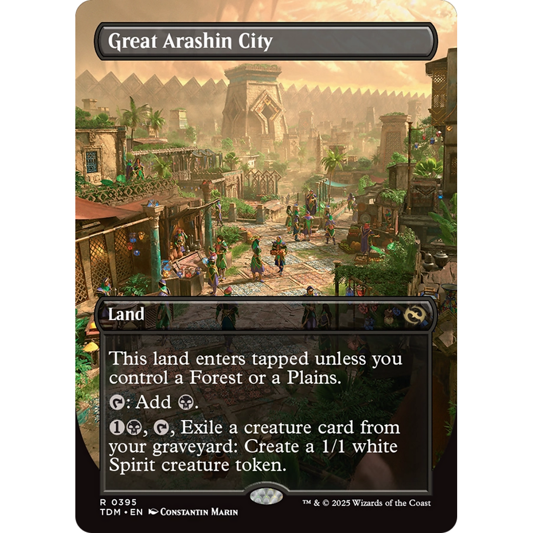 Great Arashin City (TDM-395) - Tarkir: Dragonstorm (Borderless) Foil