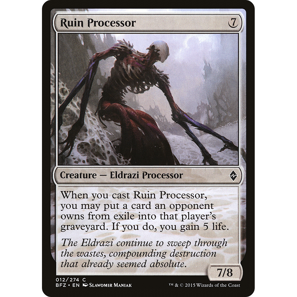 Ruin Processor (BFZ-012) - Battle for Zendikar Foil