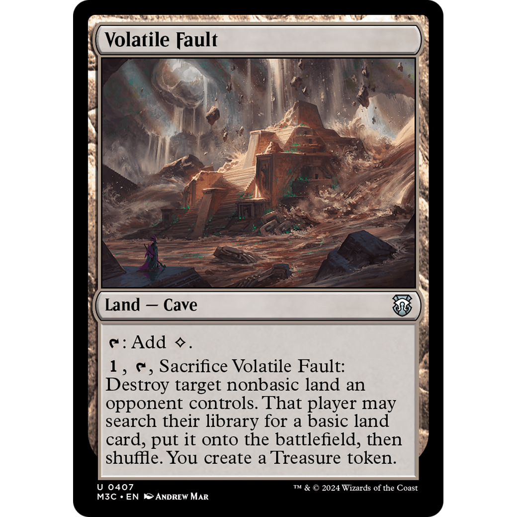 Volatile Fault (M3C-407) - Modern Horizons 3 Commander Foil