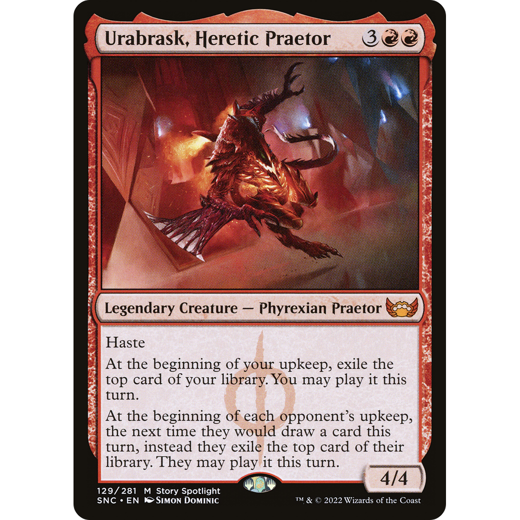 Urabrask, Heretic Praetor (SNC-129) - Streets of New Capenna Foil