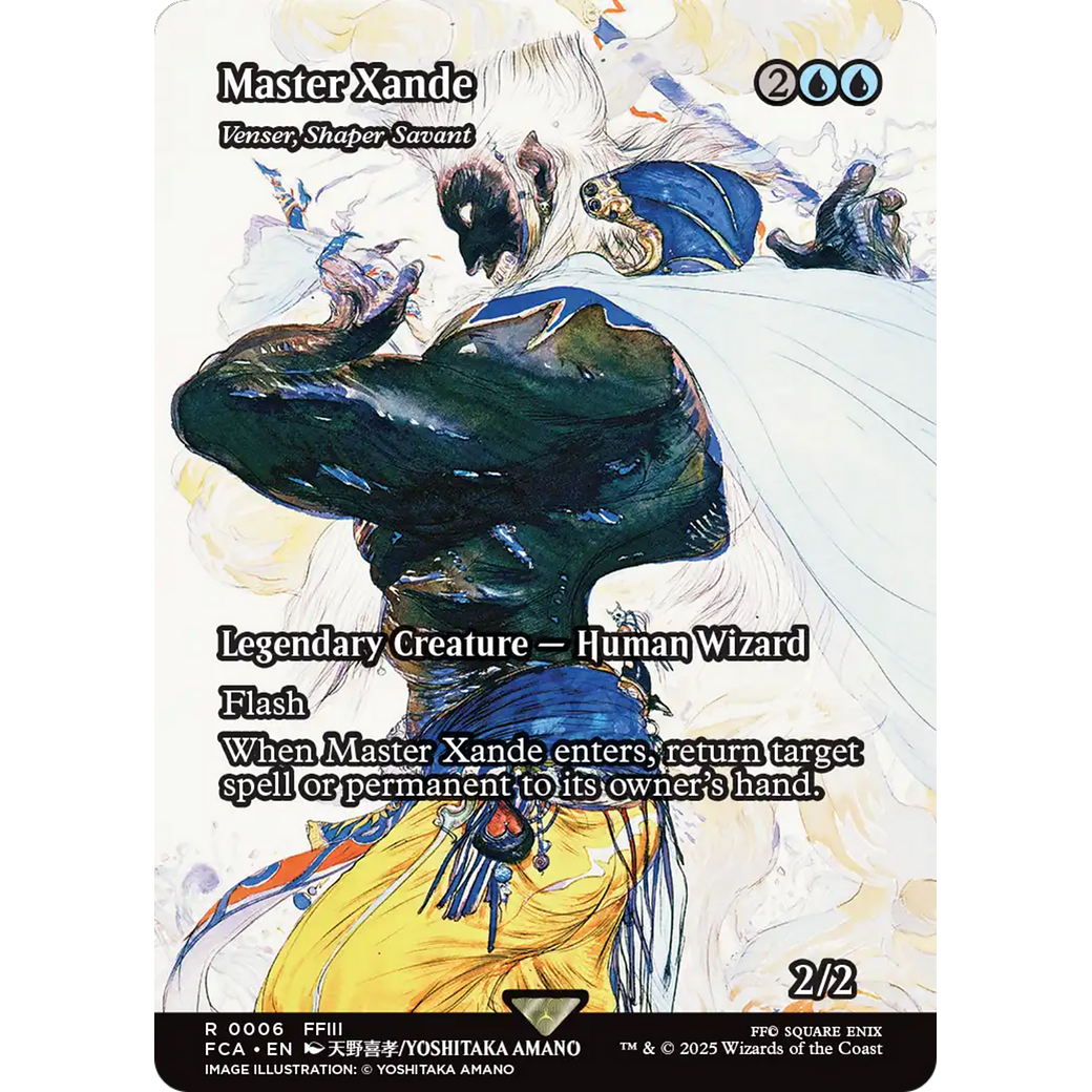 Master Xande - Venser, Shaper Savant (Showcase) (FCA-006) - FINAL FANTASY: Through the Ages / Master Xande (Borderless) Foil