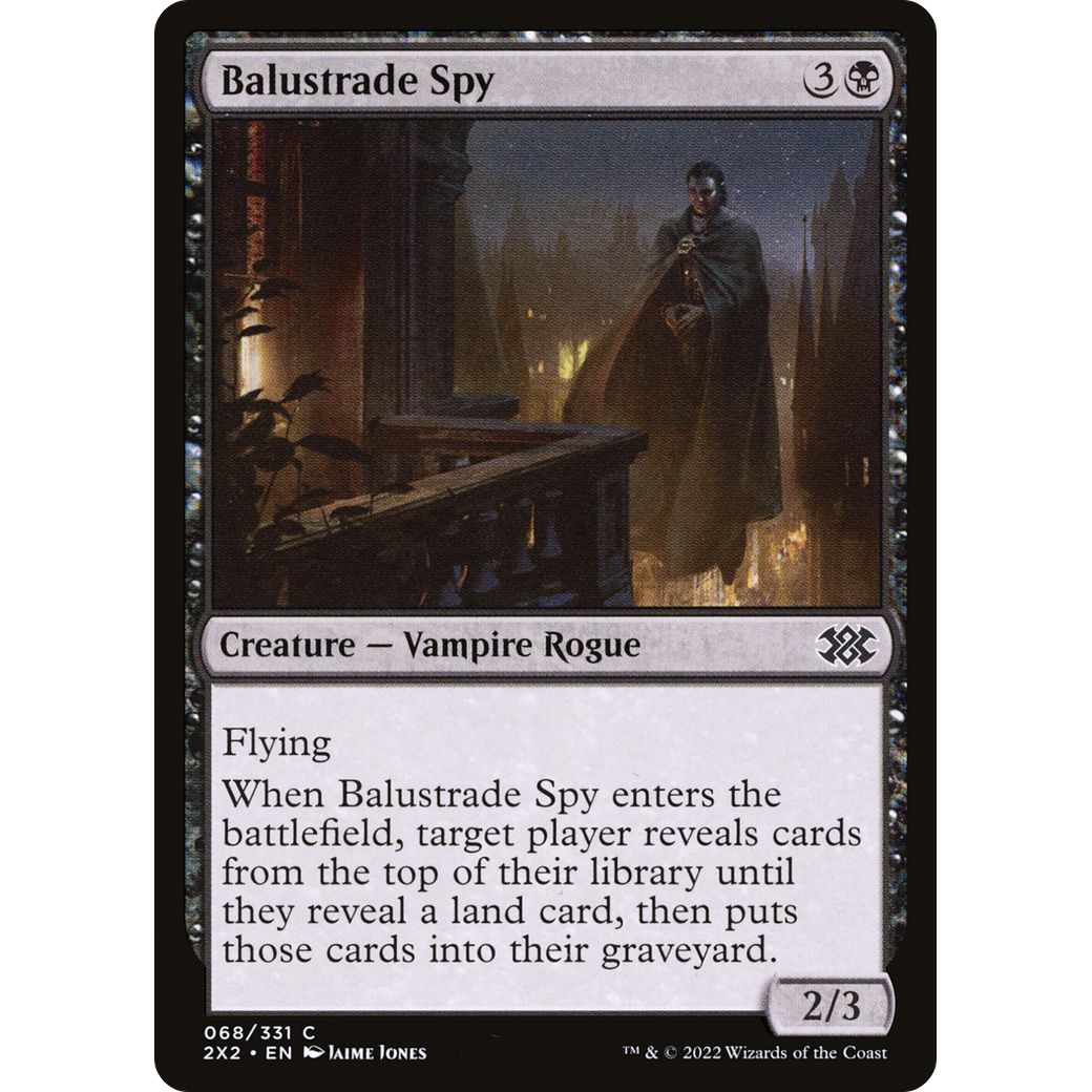 Balustrade Spy (2X2-068) - Double Masters 2022 Foil