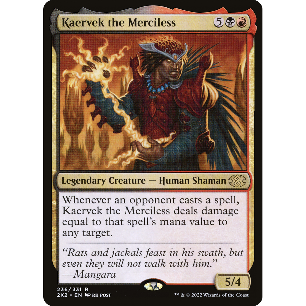 Kaervek the Merciless (2X2-236) - Double Masters 2022