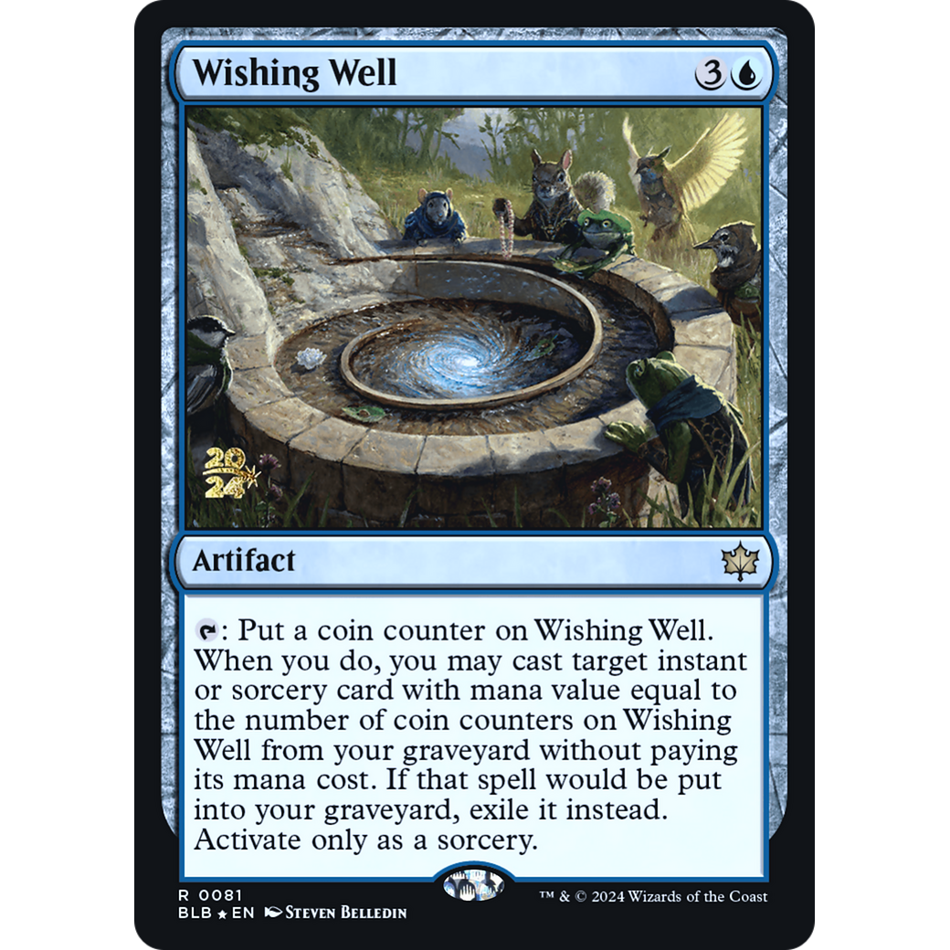 Wishing Well (PRE-81S) - Bloomburrow Promos Foil