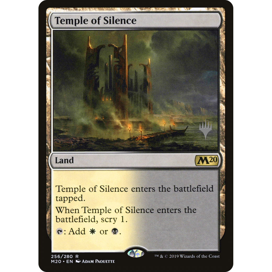 Temple of Silence (PPM20-256) - Core Set 2020 Promos